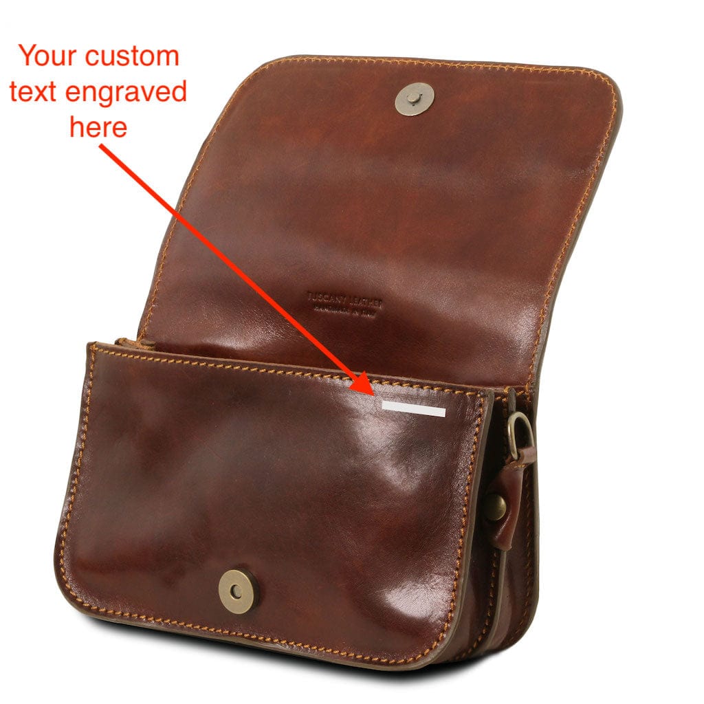 Carmen - Leather shoulder bag with flap | TL141713