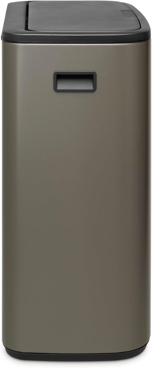 Brabantia Abfalleimer, Stahl matt, Anti-Fingerprint, 2 x 30 l