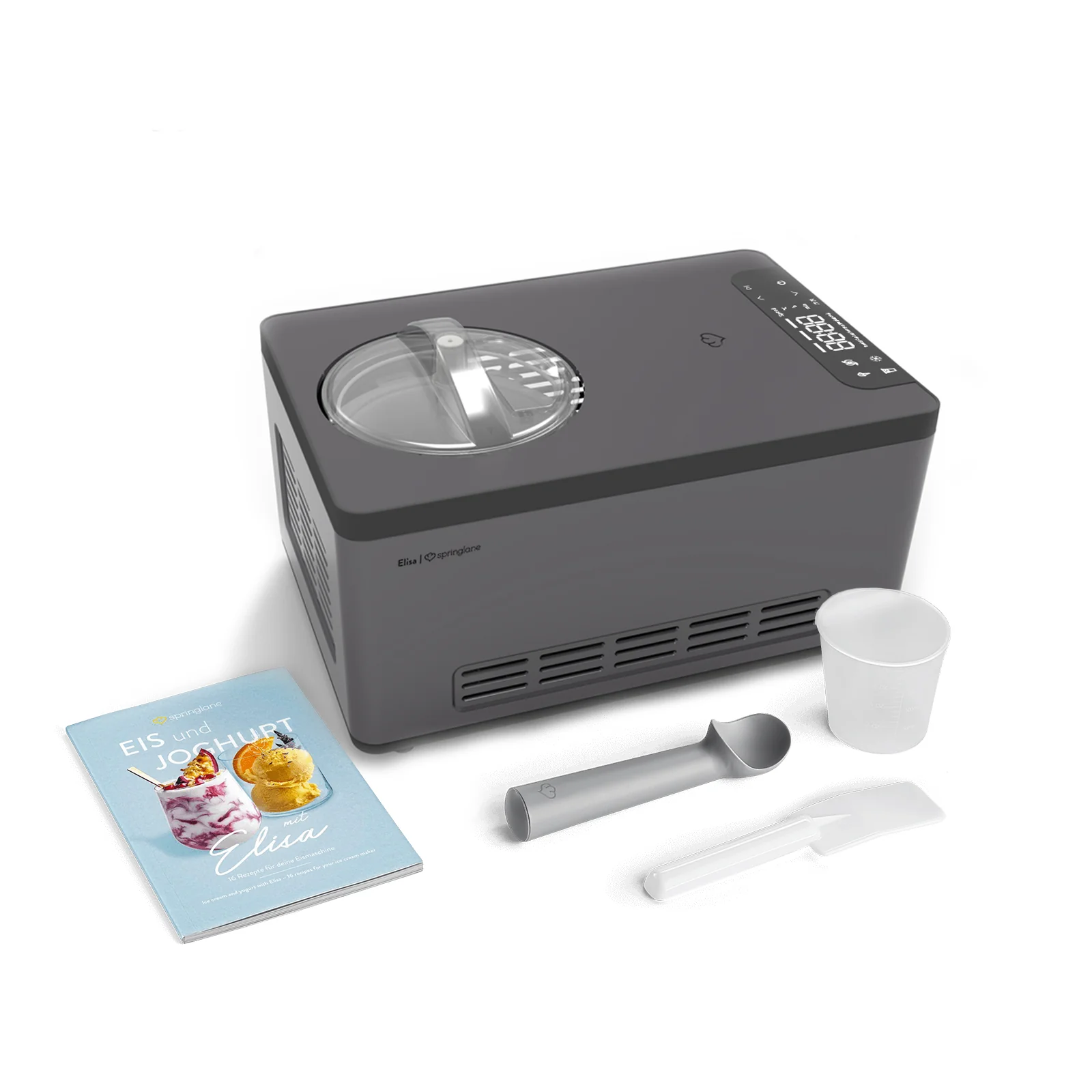 2025 Elisa 2,0 liters køleskab – sort eller sølv