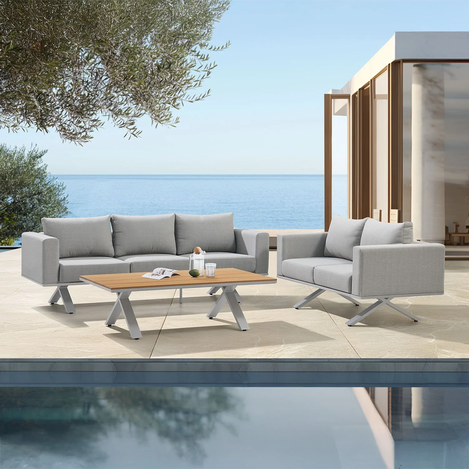 Ensemble de mobilier de jardin haut de gamme Alexandria 2025