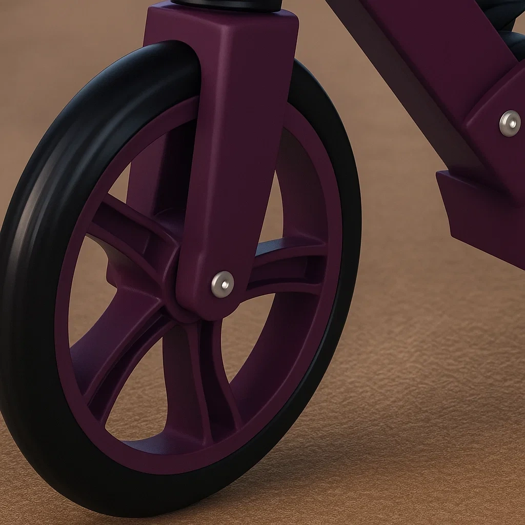 Trottinettes pour enfants, violet/noir, adaptées aux enfants de 6 à 12 ans - EpIoIByv60JQ