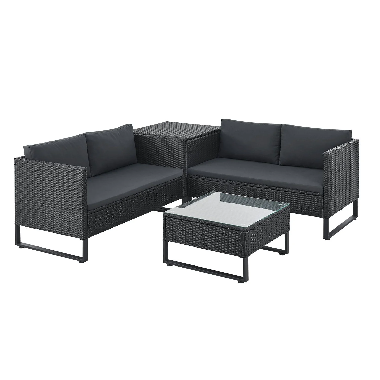 Salon modulaire en polyrotin Santorini 2025