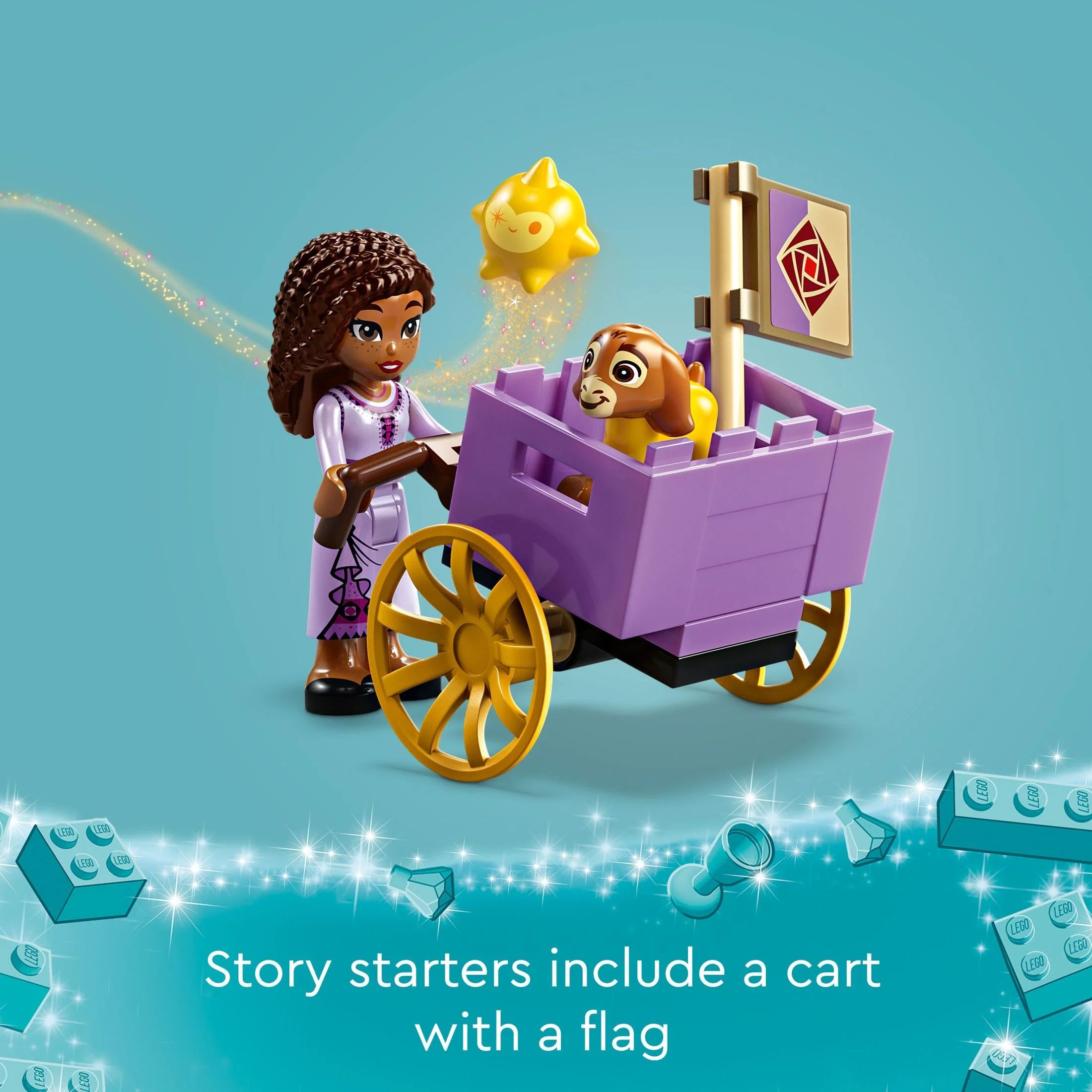LEGO Disney Wish: Asha in der Stadt der Rosen 43223 Bauset – Ein baubares Modell aus dem Disney-Film, das zu Abenteuern und kreativem Spielen anregt. Ein tolles Geschenk für Kinder und Fans ab 6 Jahren.