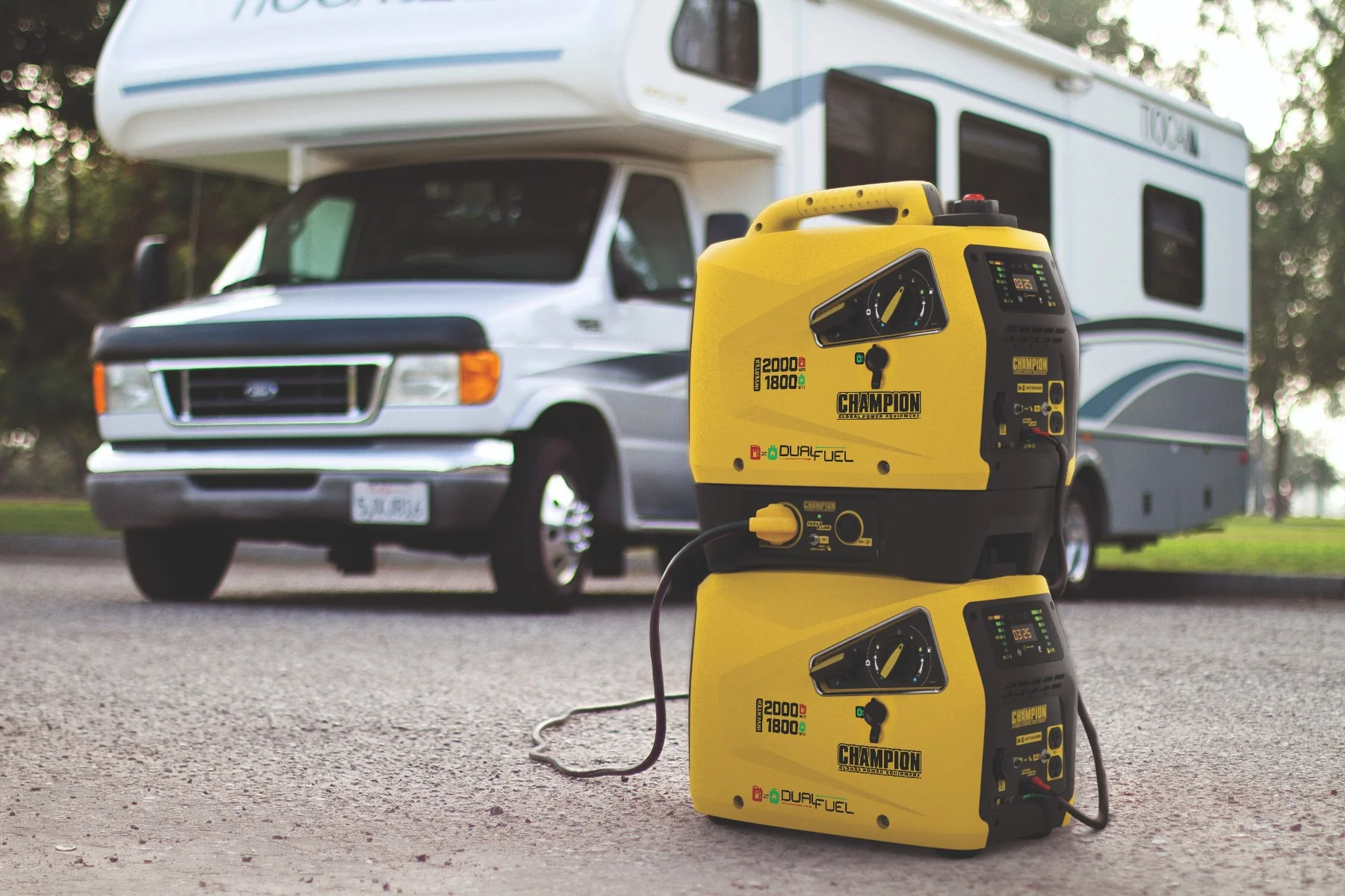 2025 CHAMPION 2000W – Générateur onduleur bi-carburant (essence/propane)