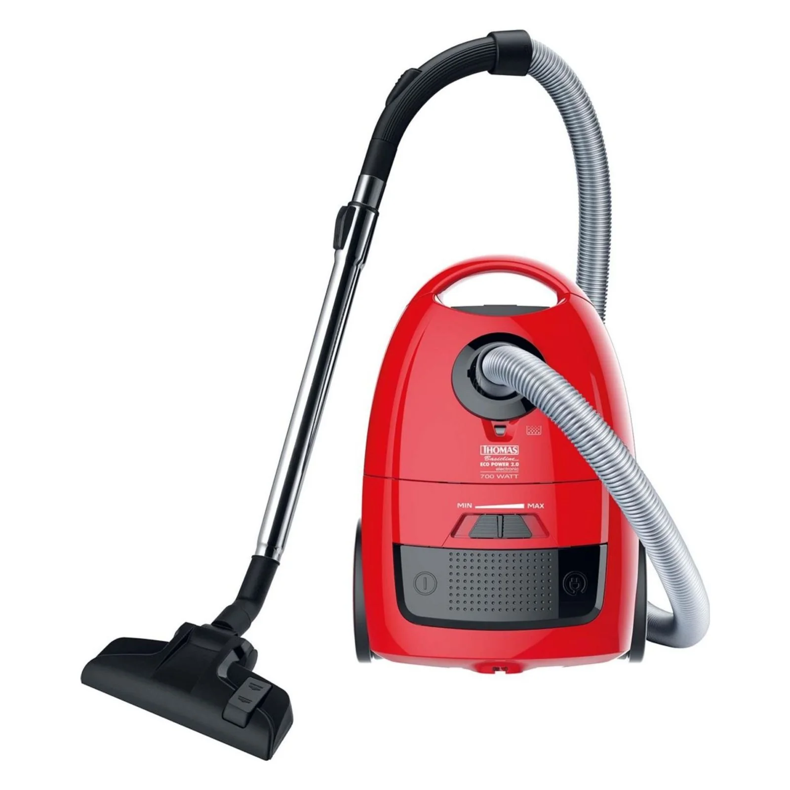 2025 Thomas ECO Power 2.0 støvsuger med rød beholder