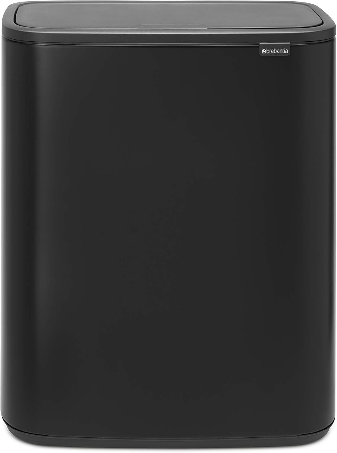 Brabantia Abfalleimer, Stahl matt, Anti-Fingerprint, 2 x 30 l