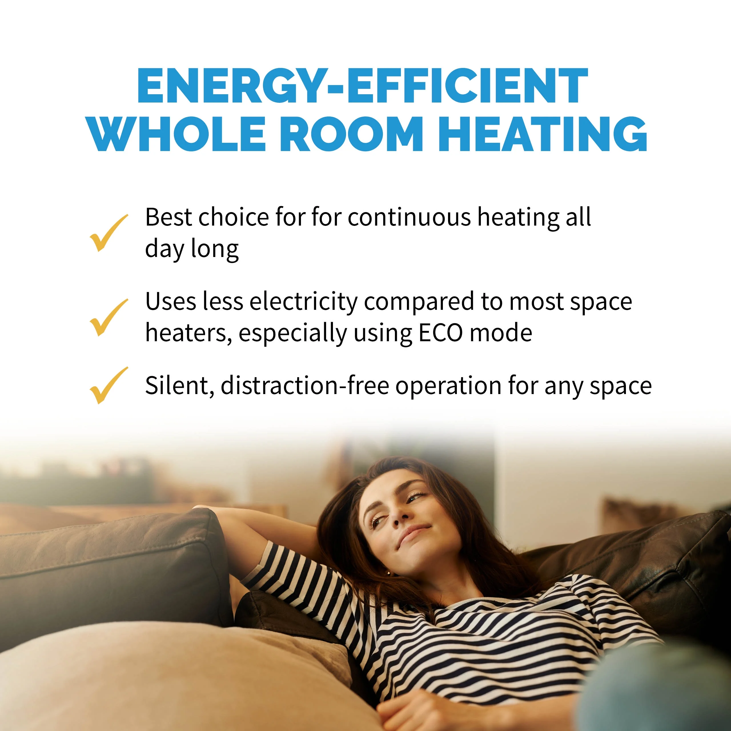 Radiateur à bain d'huile électrique Newair 2025. Chauffage individuel. Convient aux pièces jusqu'à 15 m².