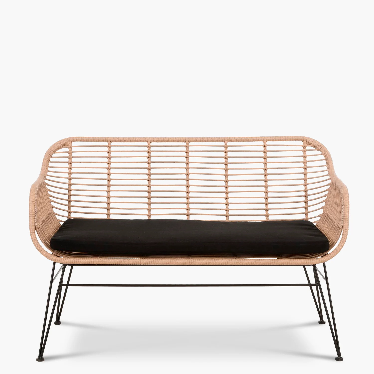 2025 Kreta syntetisk rattanbænk