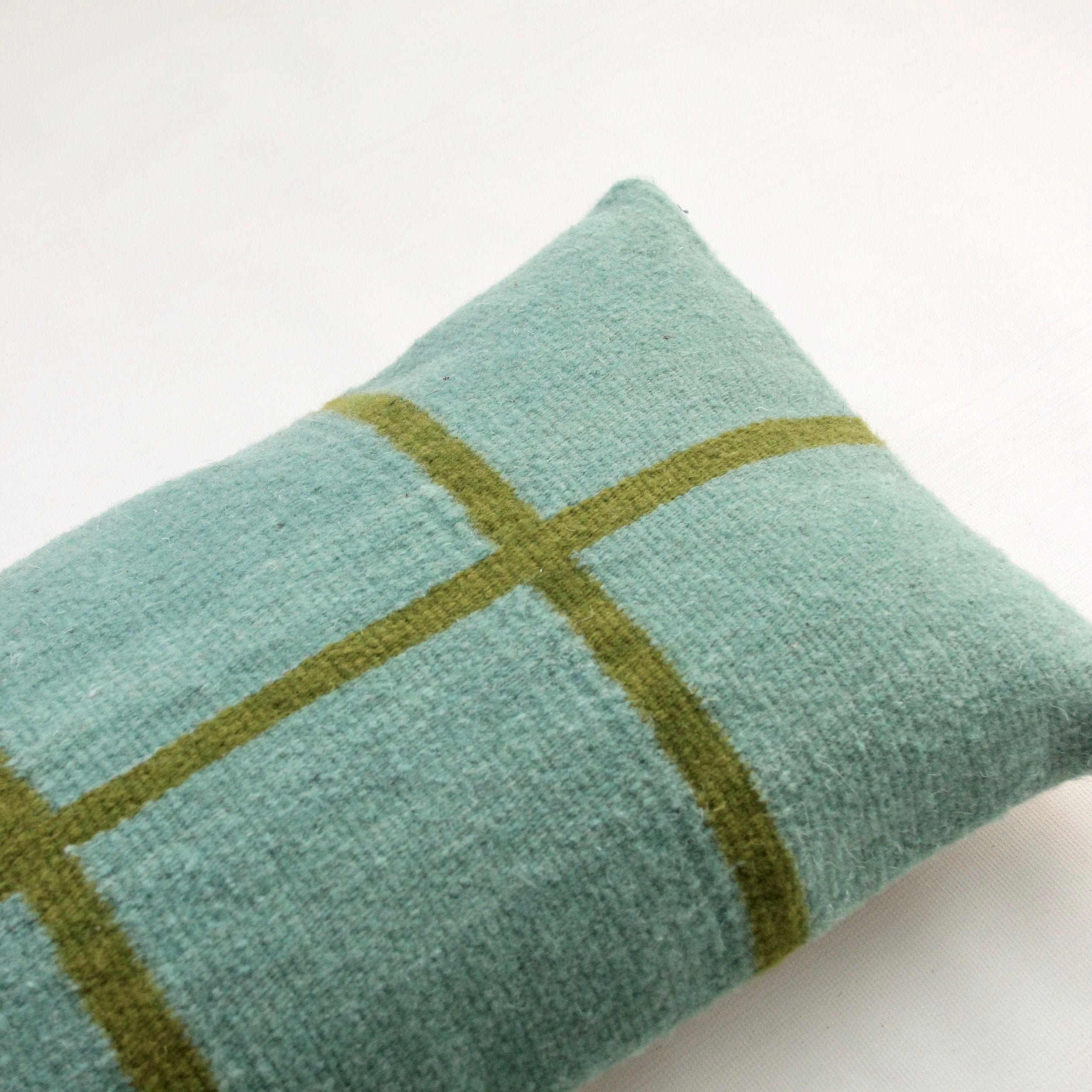 Pillow 07: Jade + Olive