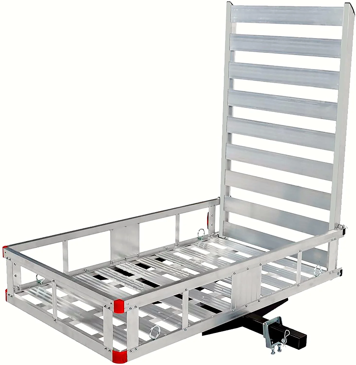 Porte-bagages de toit en aluminium 80779 pour attelage de remorque avec rampe de 119 cm. 1 pièce