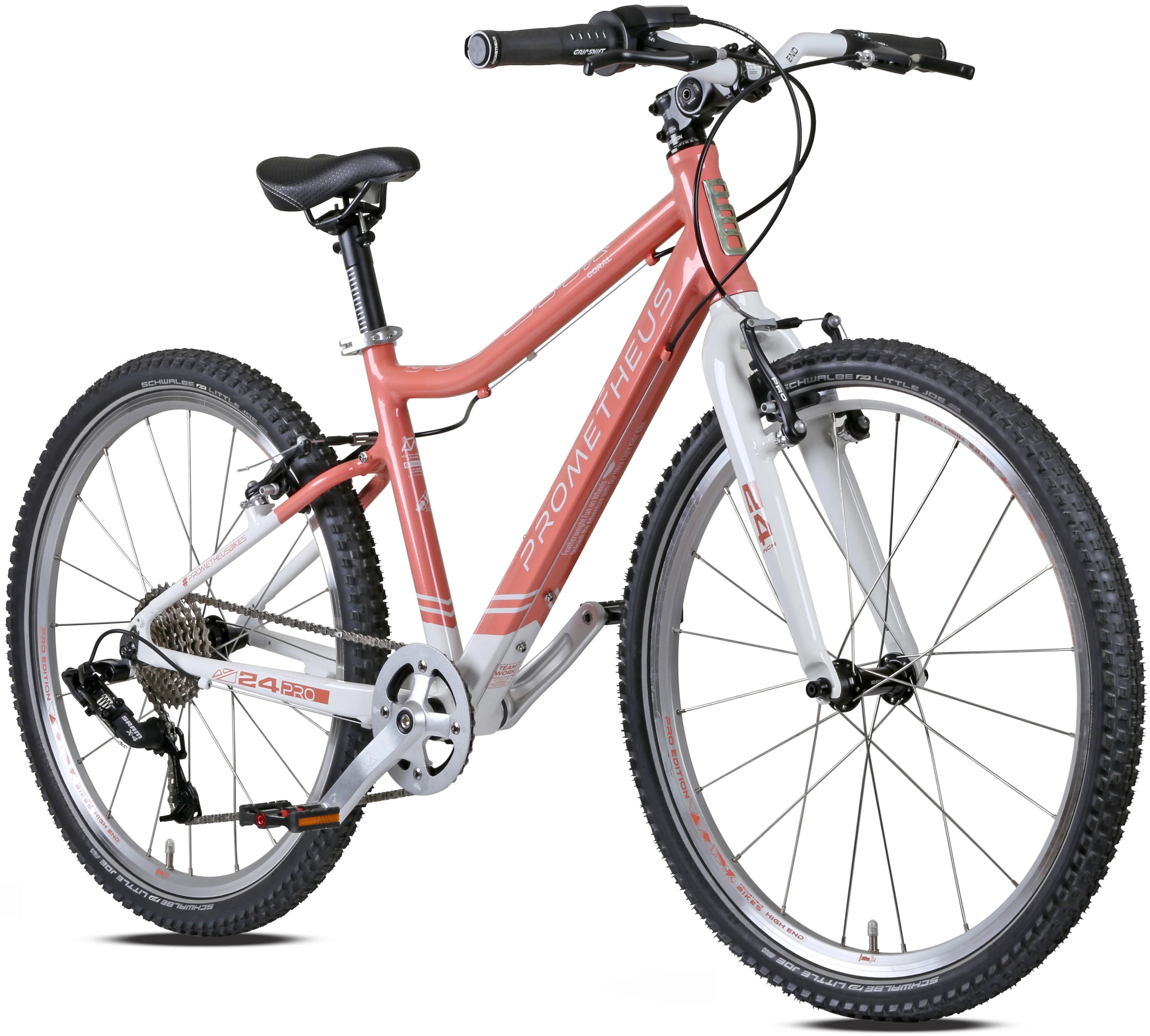 2025 PRO 24-tommer børnecykel fra 7 år | 8 gear | CORAL