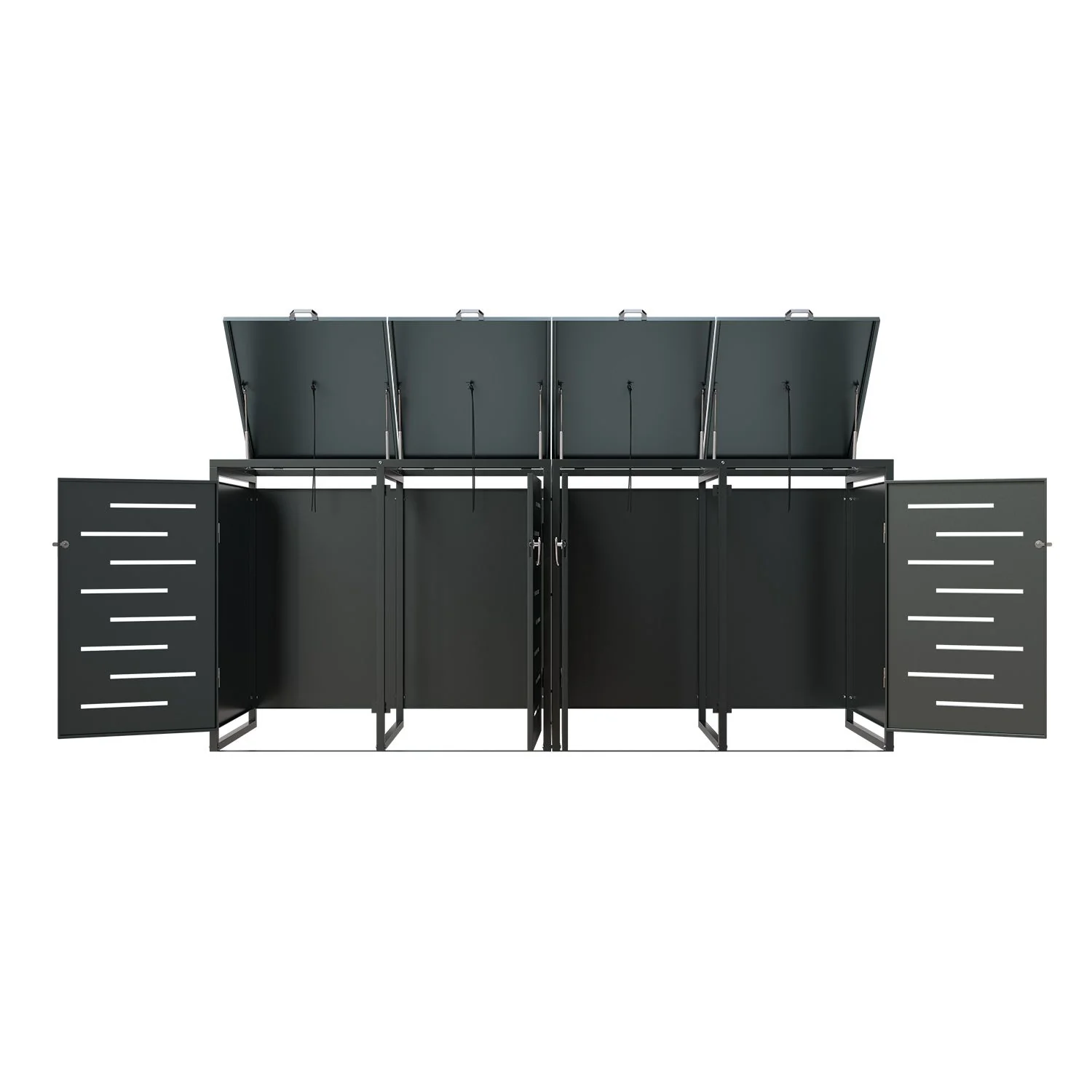 Boîte de rangement pour poubelle métallique Arel 2025