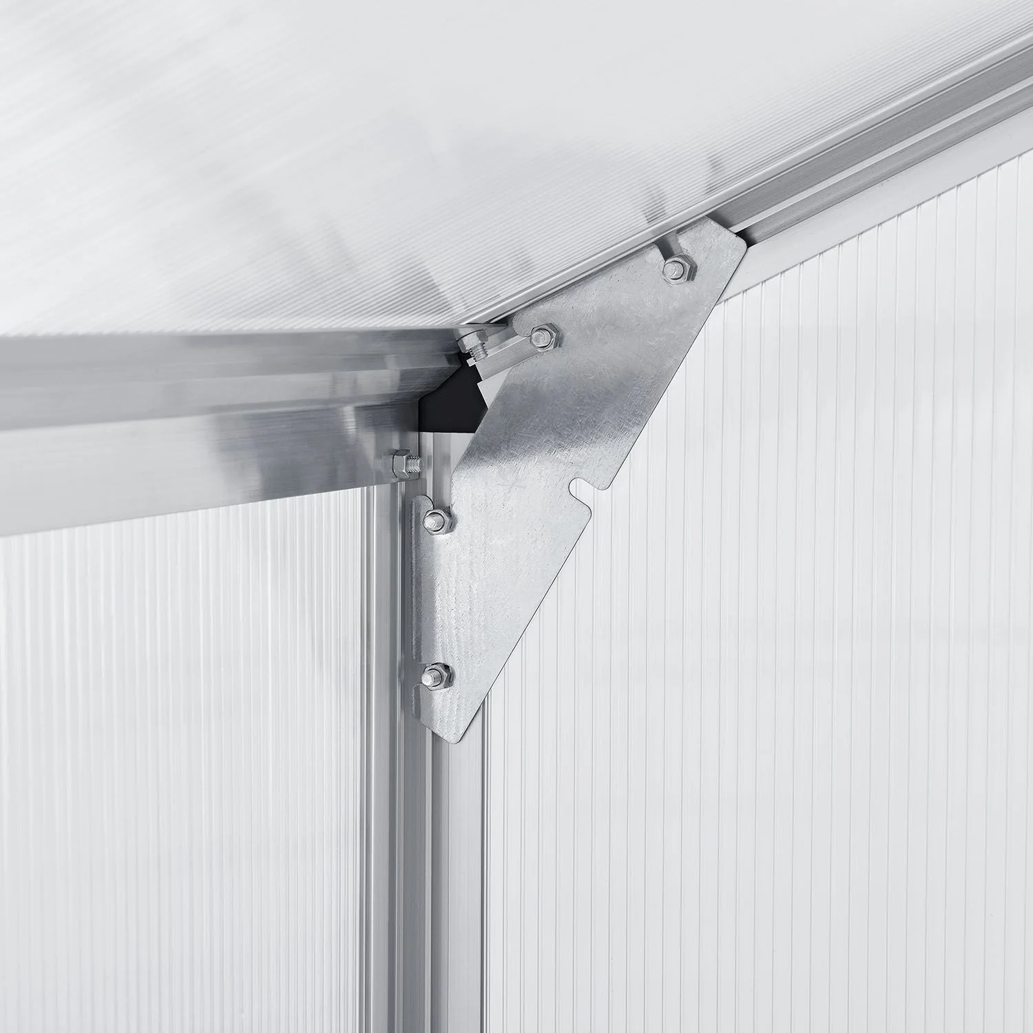 Aluminium-Gartengewächshaus 2025 mit Sockel – Ideal für Obst, Gemüse und als Winterschutz