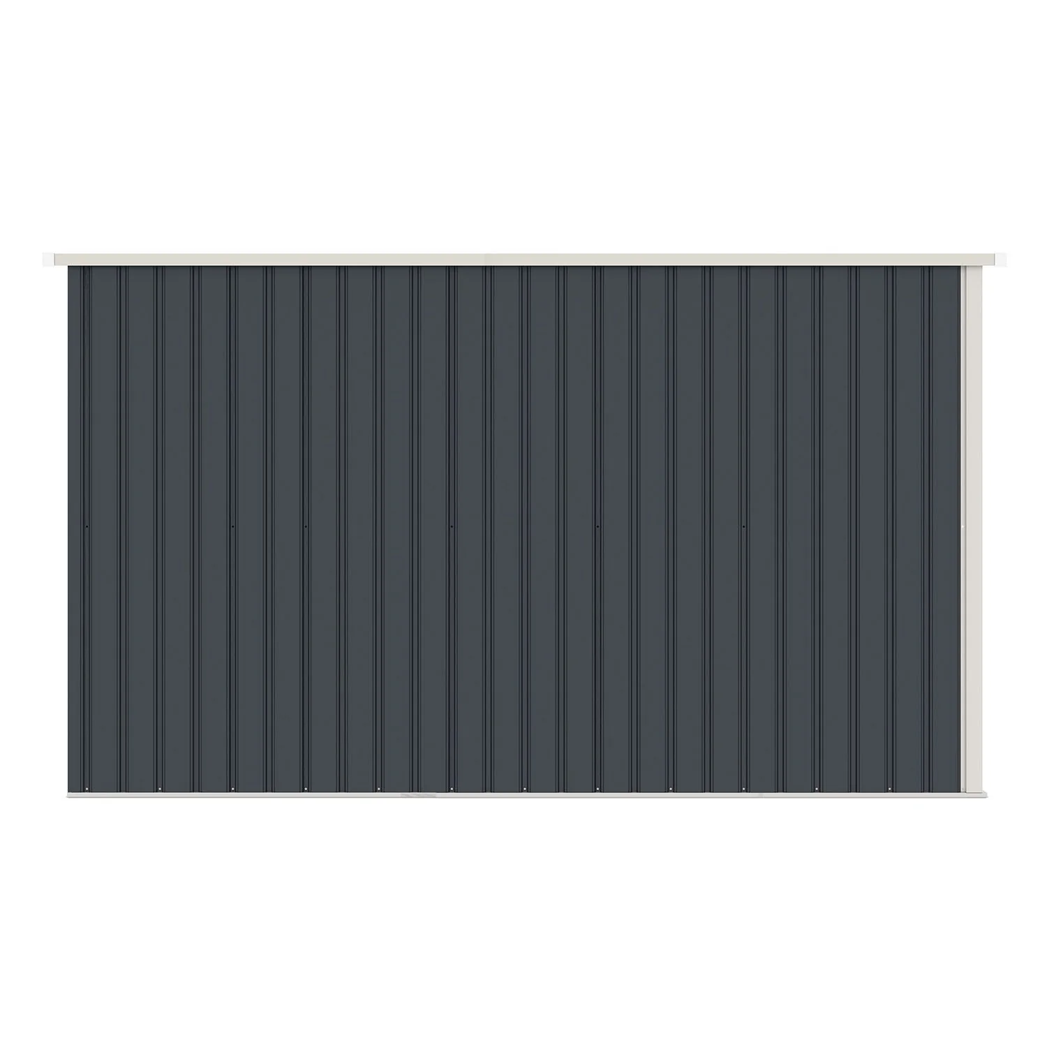 Abri de jardin métallique 2025 avec rangement pour bûches