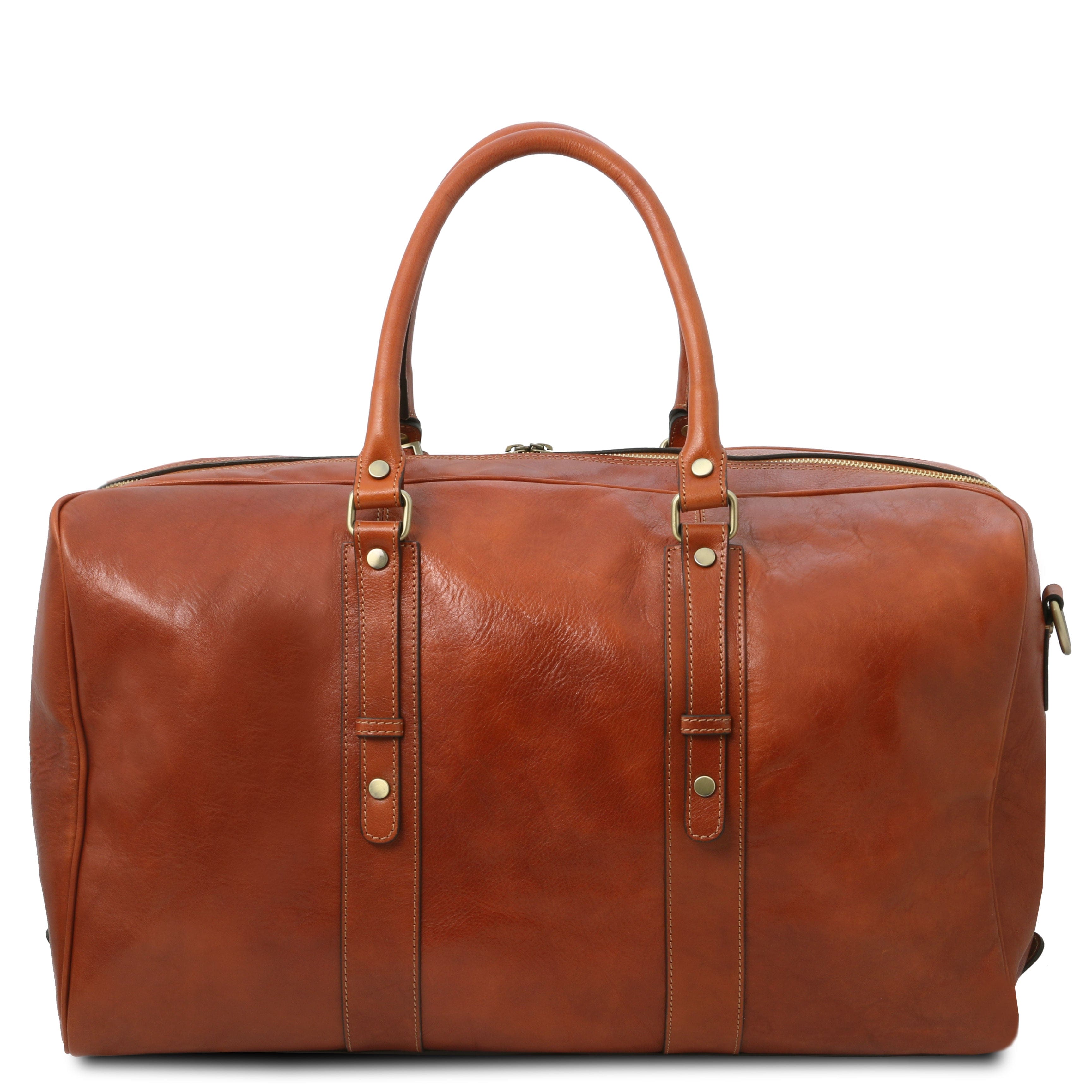TL Voyager - Leather travel bag with front pocket | TL142140