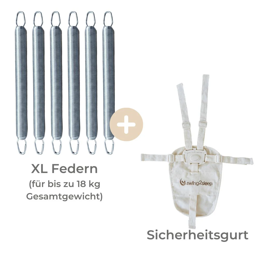 Forlængersæt (XL-fjedre + fastgørelsessystem) – Vokser med dig, med total sikkerhed