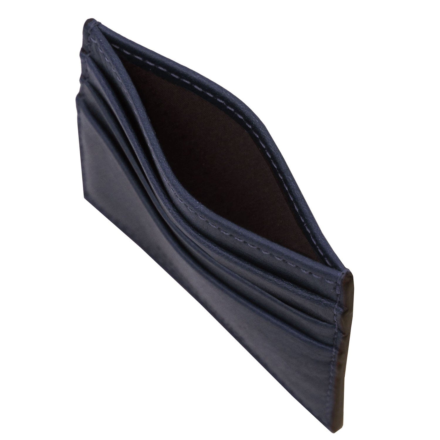 Leather card holder - 6 cards, smooth full-grain leather | TL142471