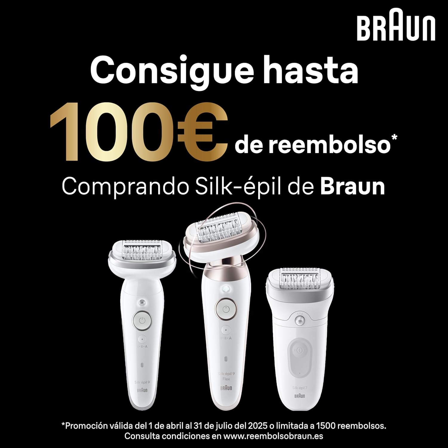 Braun Silk-épil 7, elektrischer Epilierer für einfache Haarentfernung, glatte und langanhaltend glatte Haut, Modell 7-210, Weiß/Flamingo