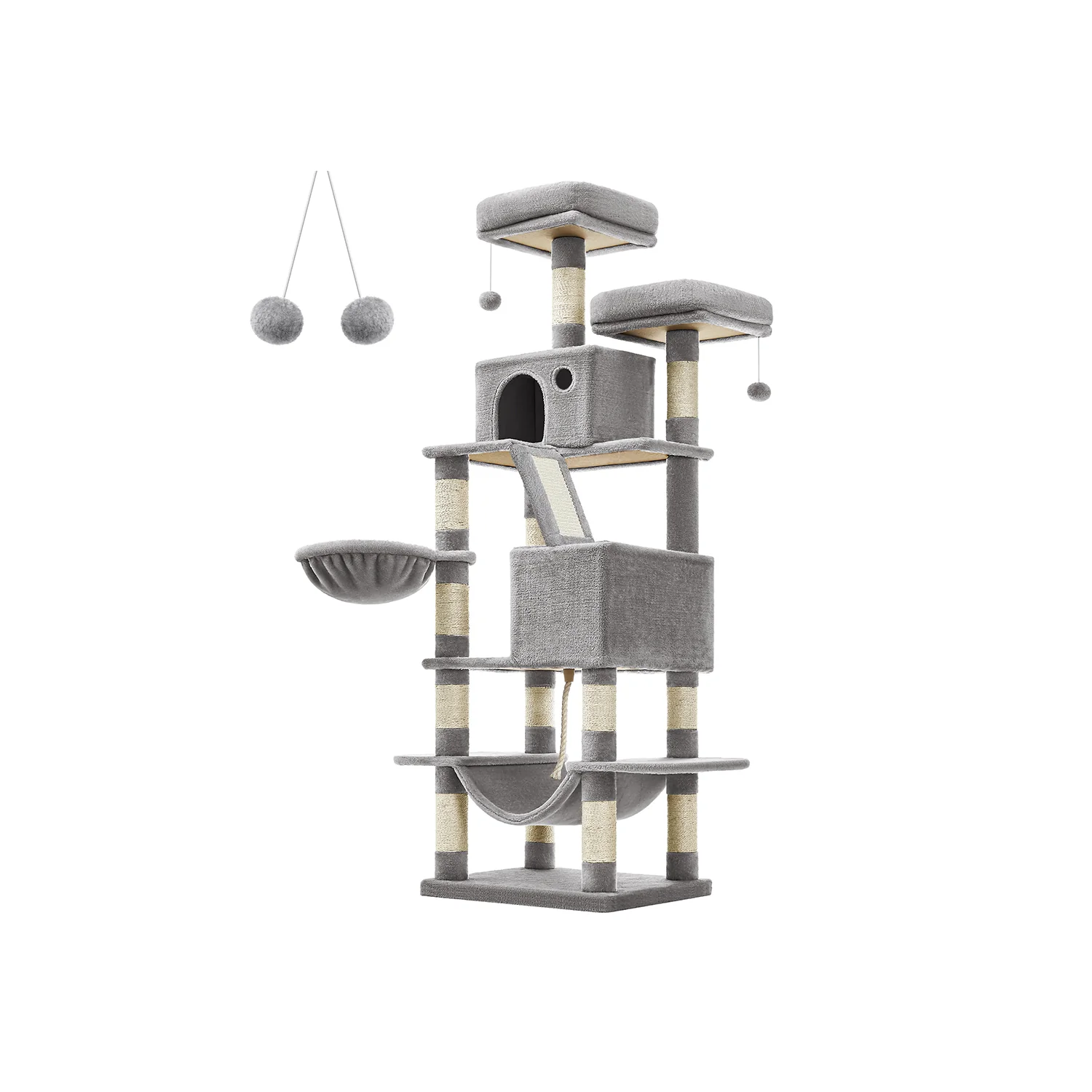 206 cm hoher Katzenbaum