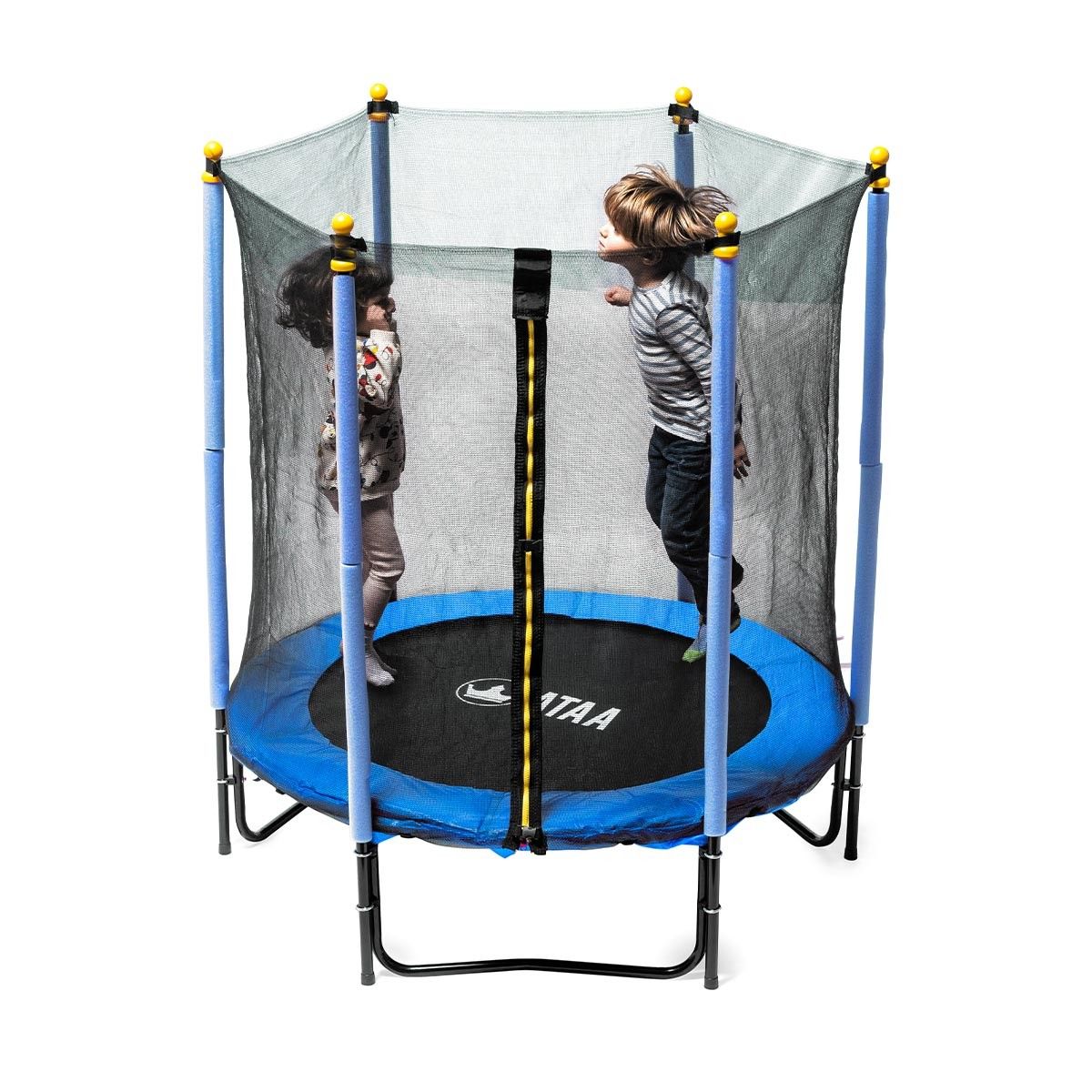 Kindertrampolin 140 Plus Blau - Outdoor-Spiele und Spielzeug für Kinder