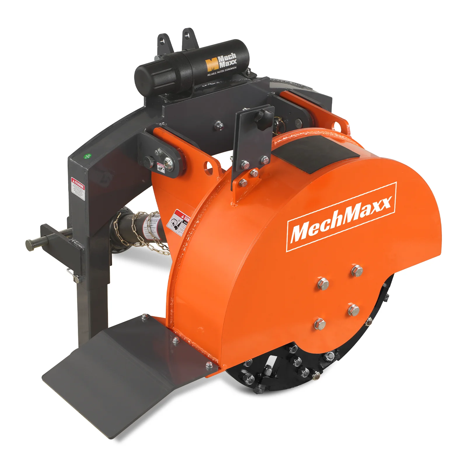 Broyeur de souches MechMaxx SG24 2025 – Attelage de prise de force 3 points avec 34 dents en carbure + arbre de prise de force inclus