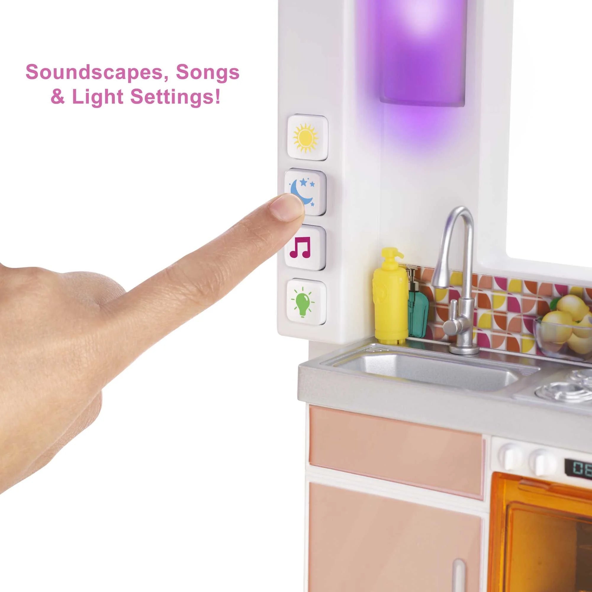 Coffret de jeu Barbie Dreamhouse avec 10 aires de jeu, plus de 75 meubles et accessoires, lumières et sons