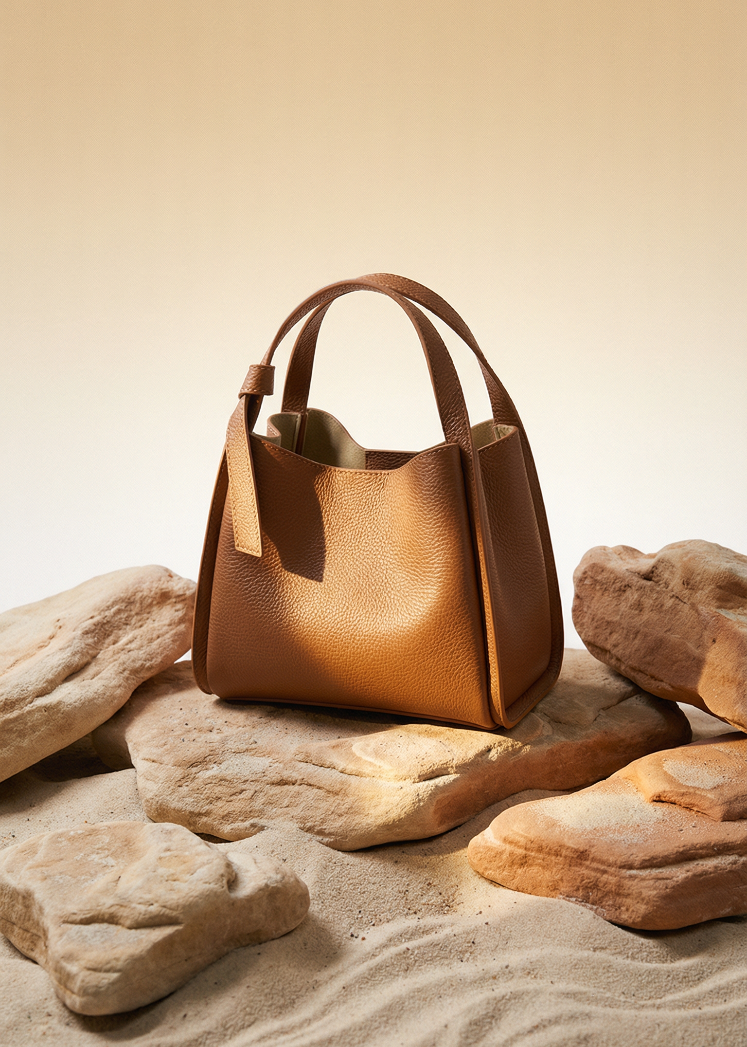 Pienza - Italian Leather Tote Handbag