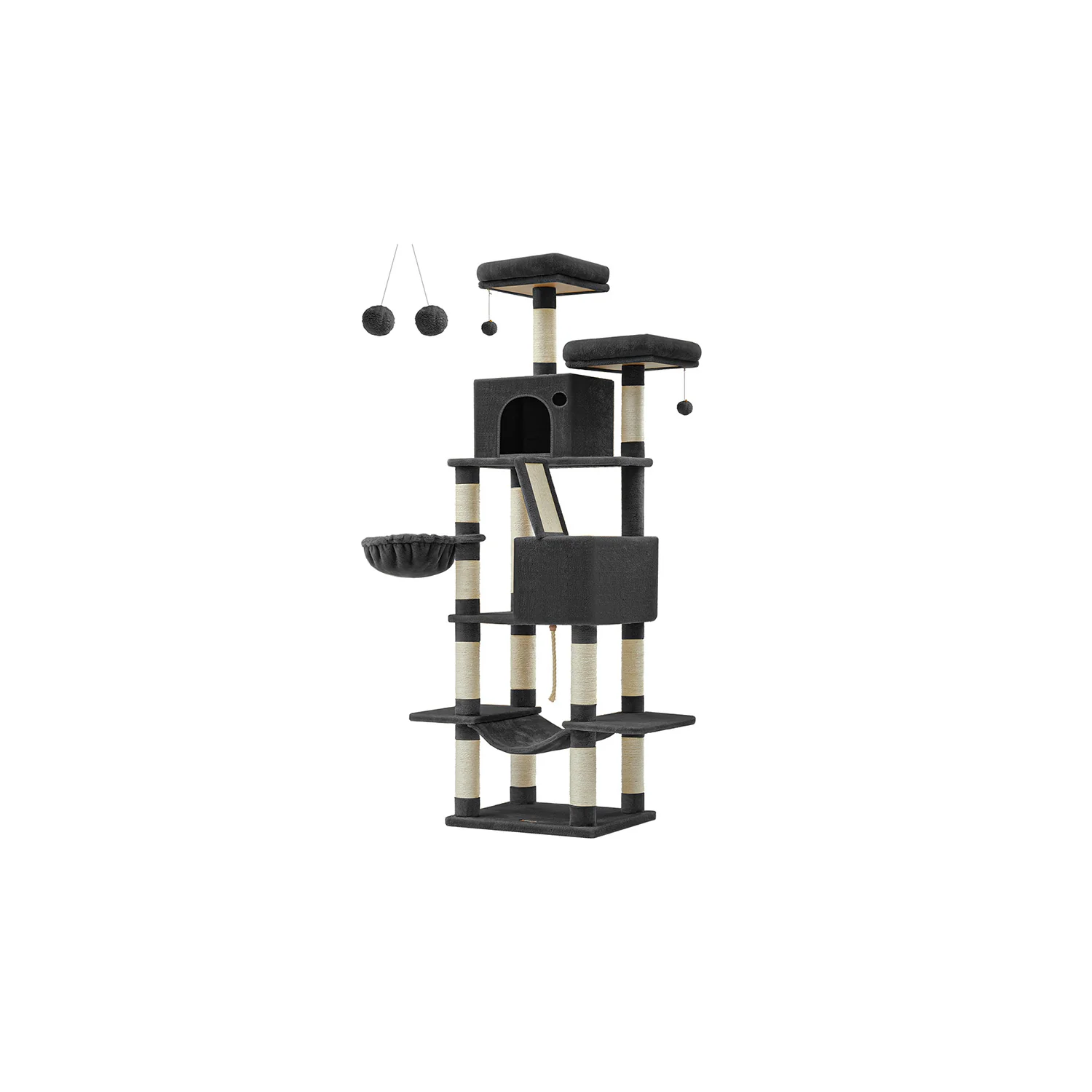 206 cm hoher Katzenbaum