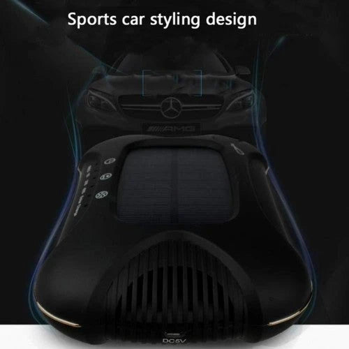 Purificateur d'air MAG.AL avec diffuseur d'arômes, brumisateur automatique, éliminateur de PM 2,5, purificateur d'air pour voiture avec humidificateur d'air frais USB et filtre HEPA, blanc