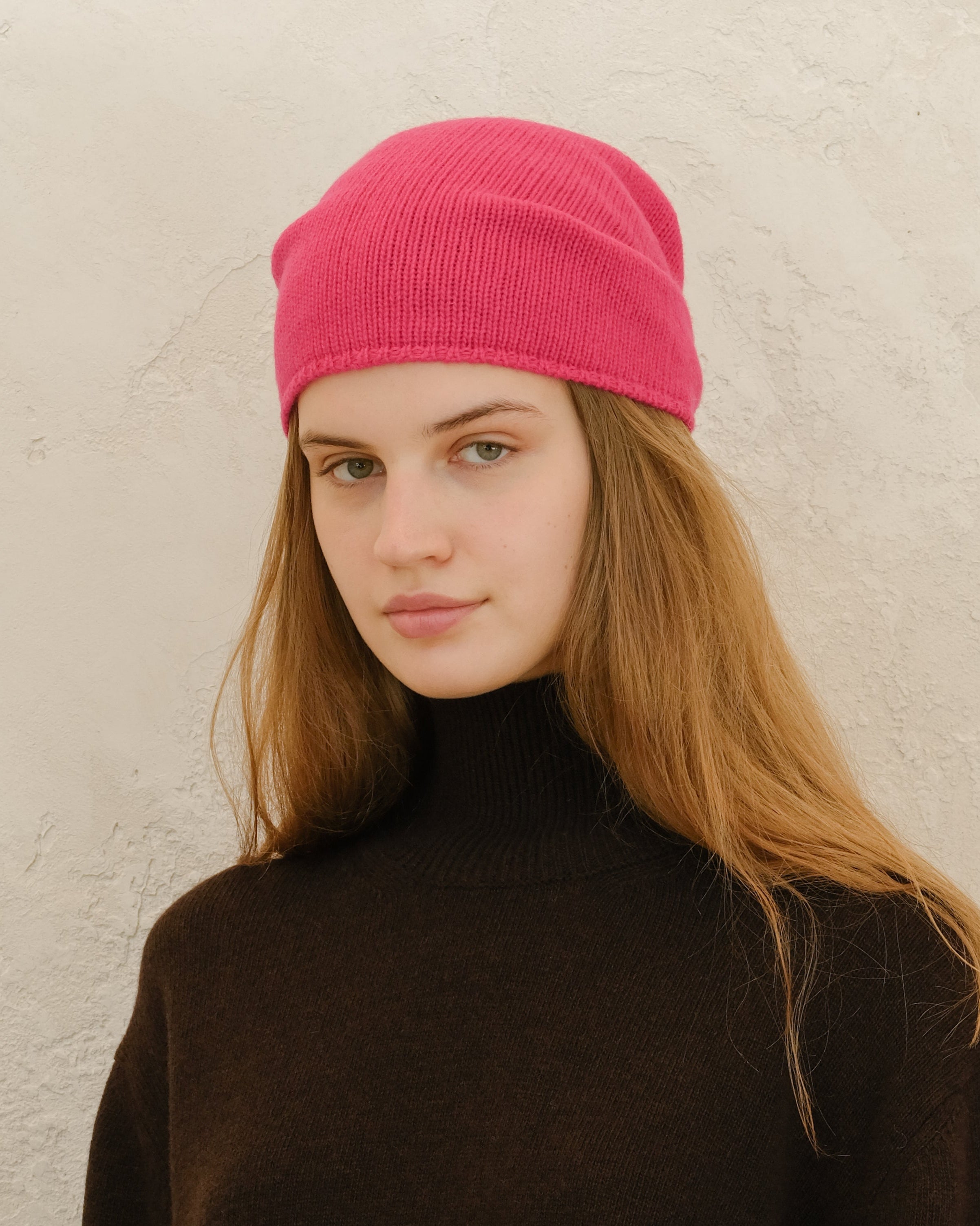 Wool & Cashmere Mix Beanie (3D-Knit)