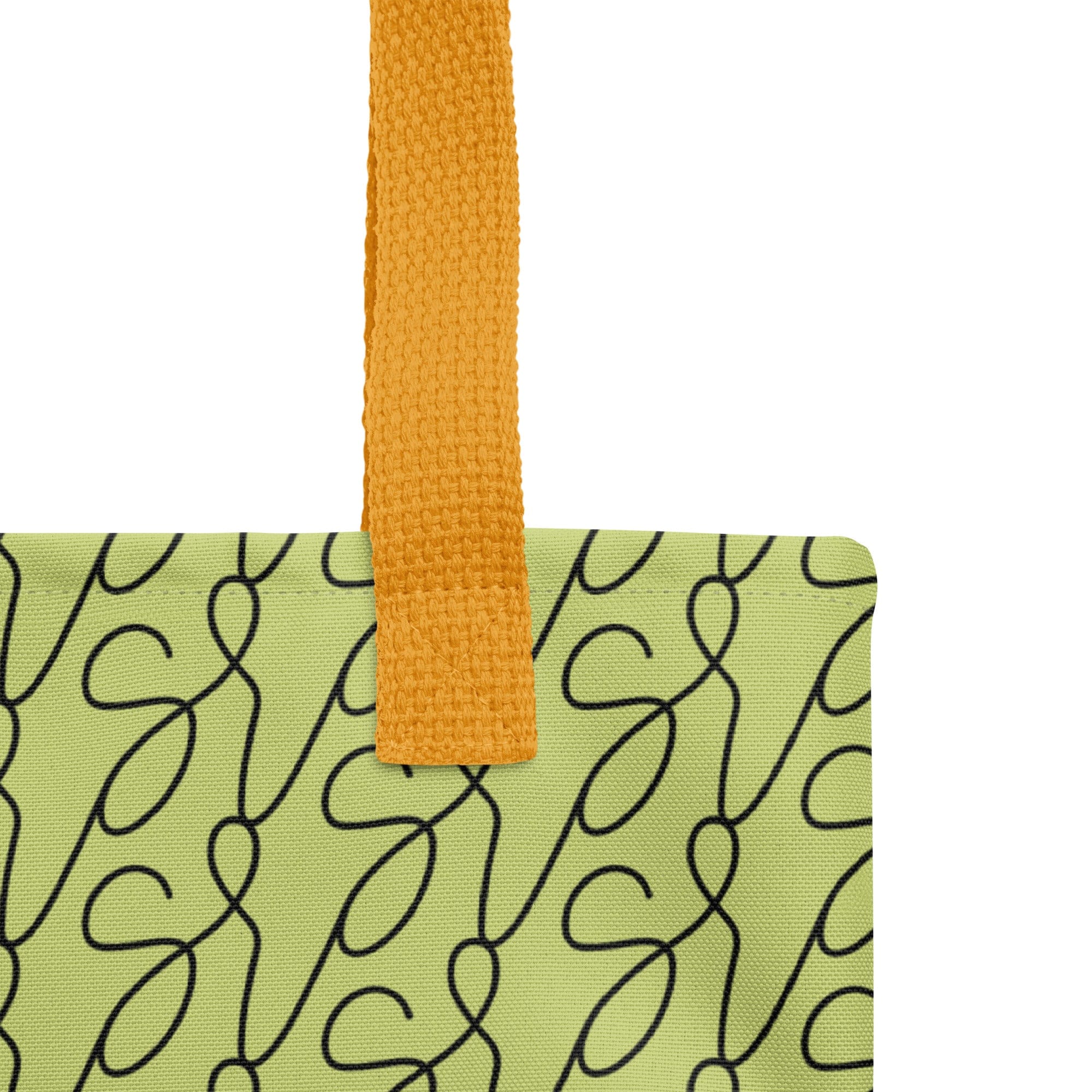 Olive Green Logo Tote Bag