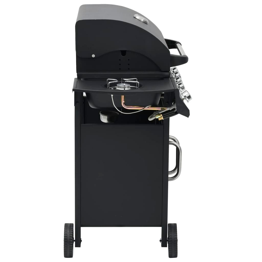 Vidaxl Gasgrill mit 4+1 Brennern, Schwarz
