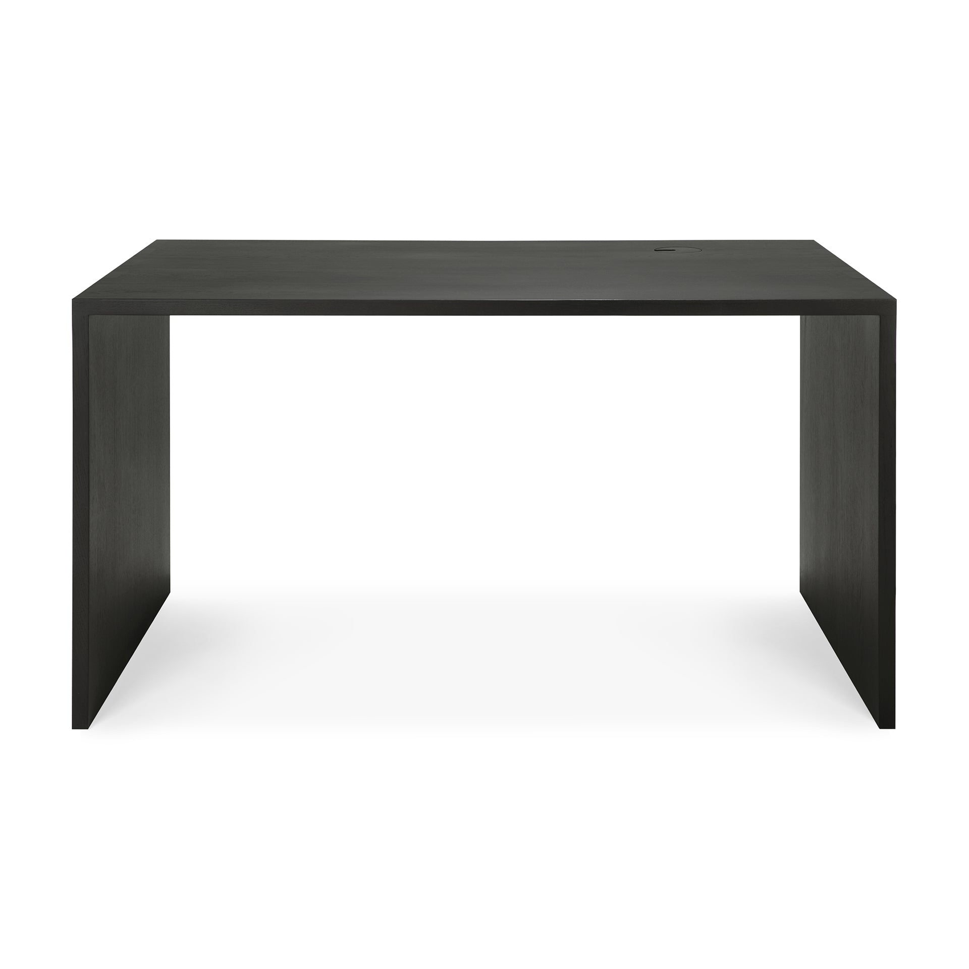 U Desk - Black Oak