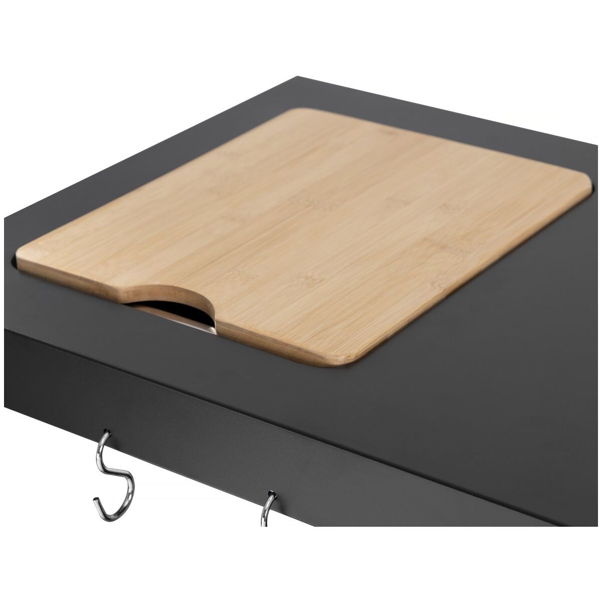 Gasgrill für den Außenbereich – 12 kW – 4 Brenner – Schwarz