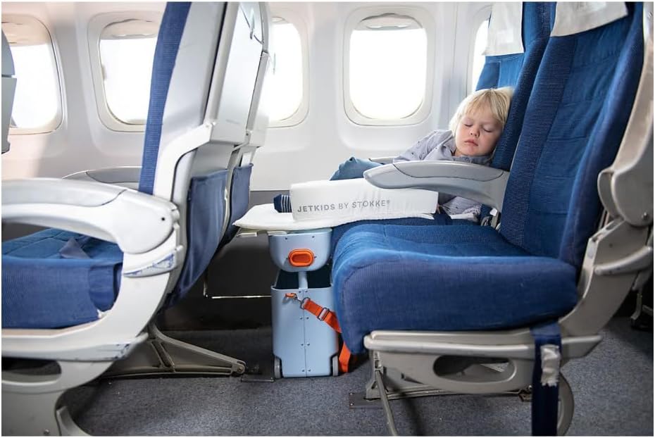Kinder-Handgepäckkoffer und Flugbett – Hilft Ihren Kindern, sich im Flugzeug zu entspannen und zu schlafen – Von mehreren Fluggesellschaften zugelassen – Ideal für Kinder von 3 bis 7 Jahren