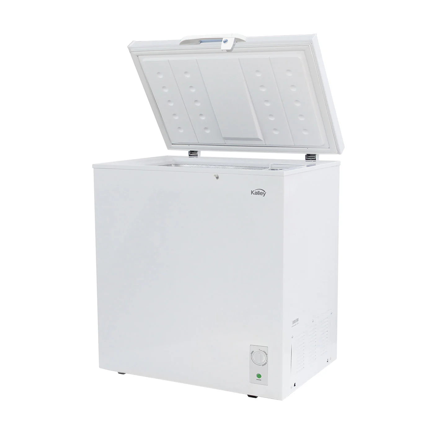 2025 Dobbeltfryser Hvid 63,2x85 cm 142 liter med temperaturkontrol og indvendig belysning