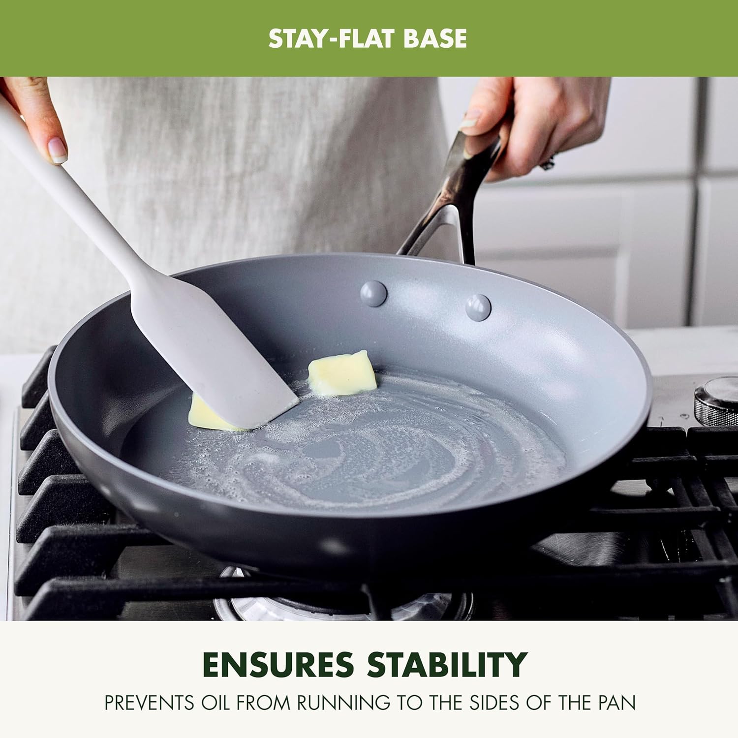 GreenPan Valencia Pro 11-teiliges Kochgeschirr-Set, gesunde, antihaftbeschichtete, hart eloxierte Keramik, inklusive Bratpfannen, Fritteuse, Töpfen und Deckeln, PFAS-frei, induktionsgeeignet, spülmaschinen- und ofenfest, Grau