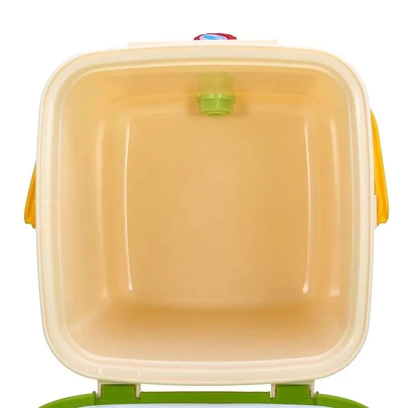 Kompostbehälter aus Kunststoff mit großem Fassungsvermögen für die Küchenarbeitsplatte (12 Liter)