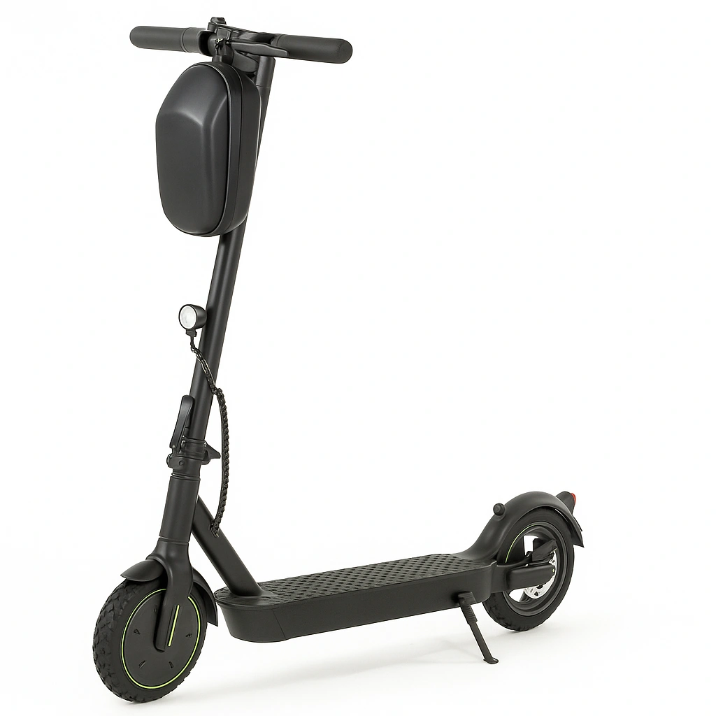 Trottinette enfant noire, boîtier en aluminium