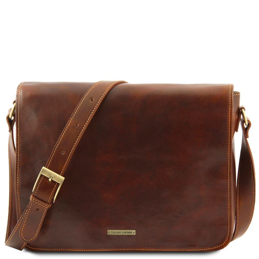 TL Messenger double - Crossbody leather bag | TL90475