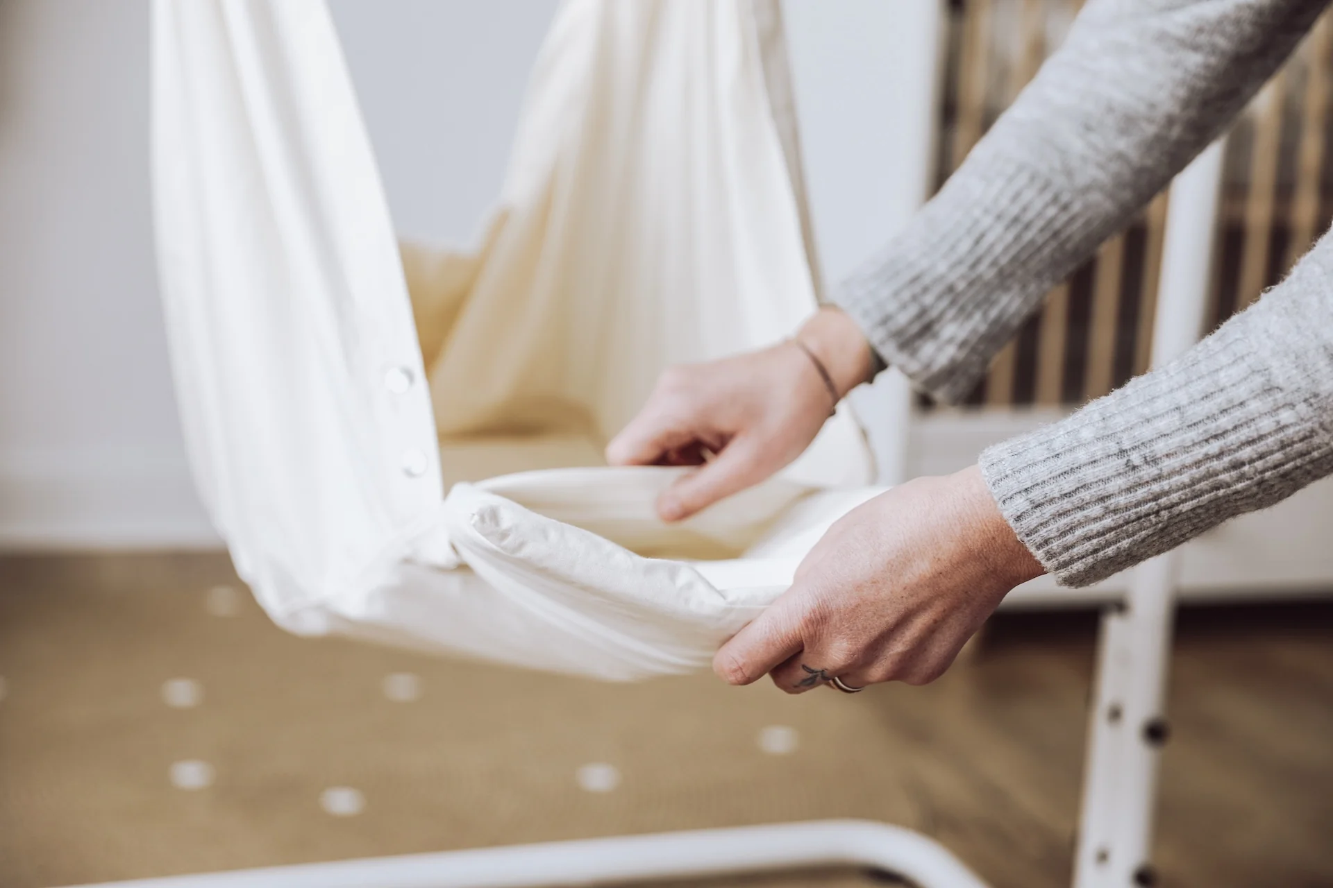 Kokosnusseinsatz für Hängematte