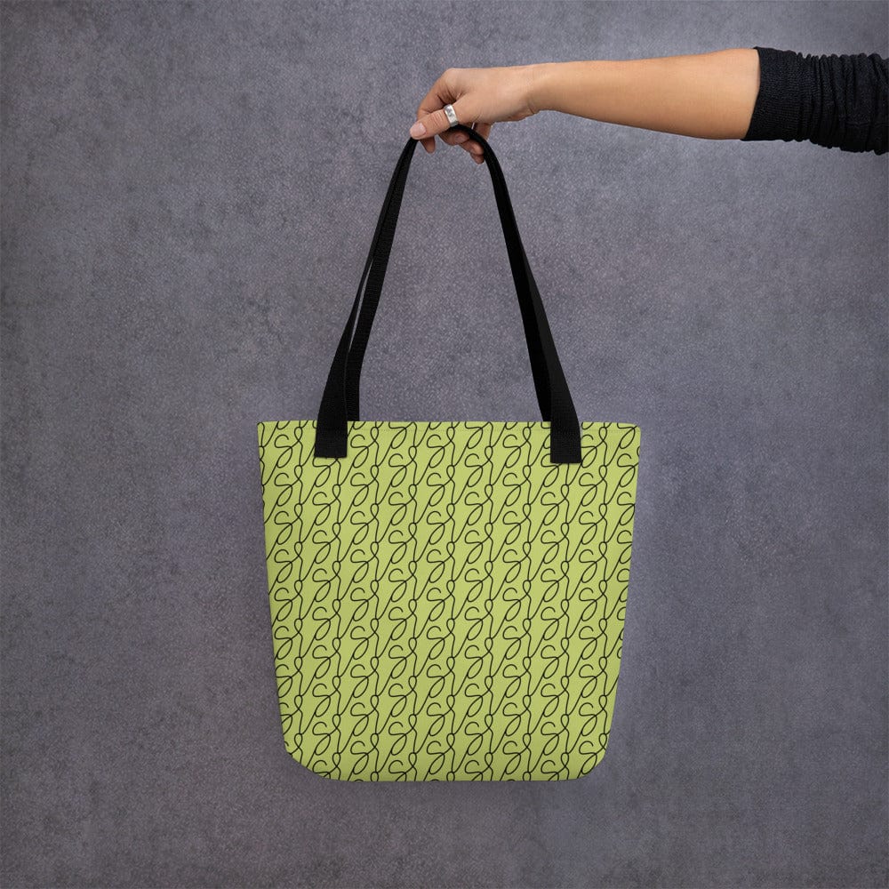 Olive Green Logo Tote Bag