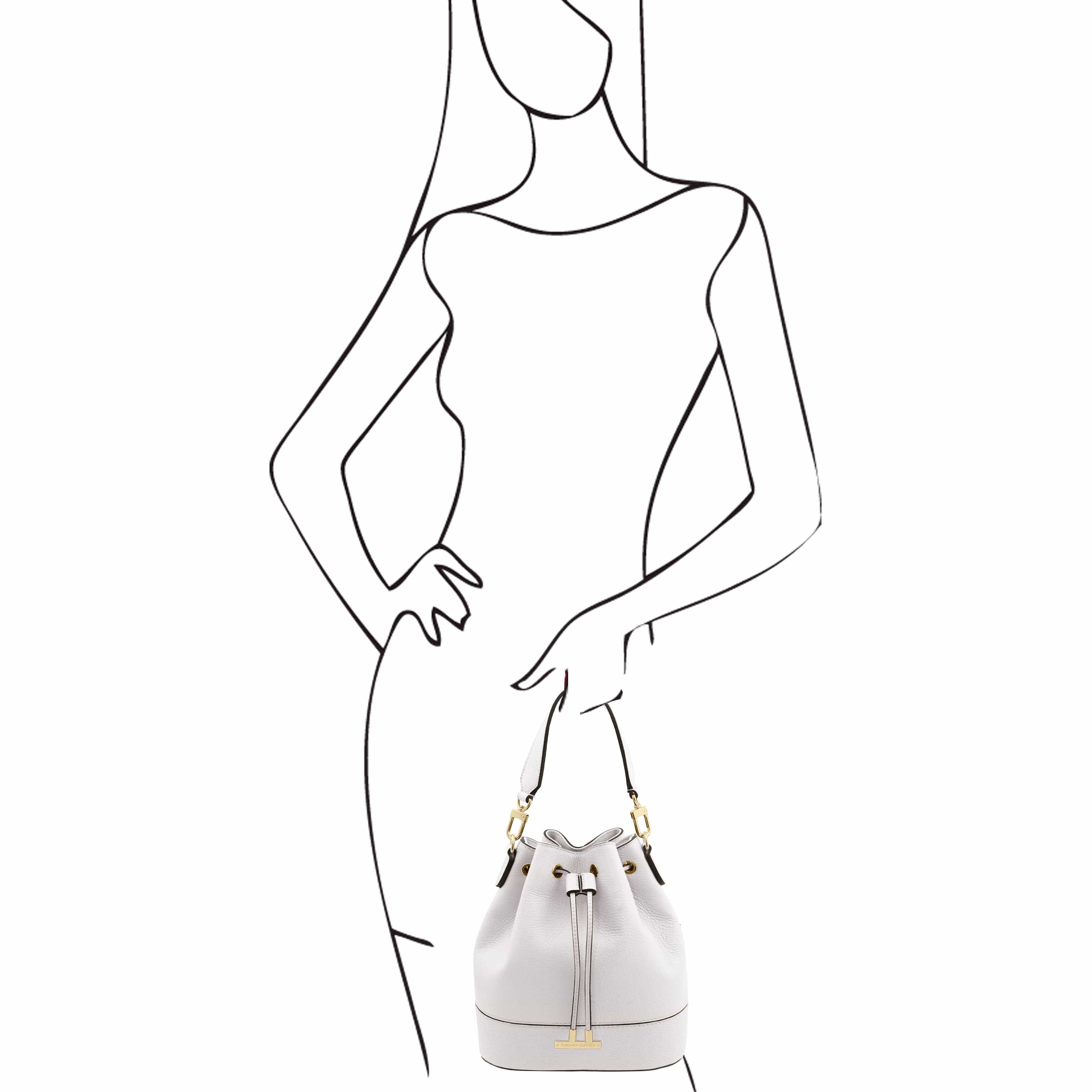 TL Bag - Leather bucket bag | TL142146