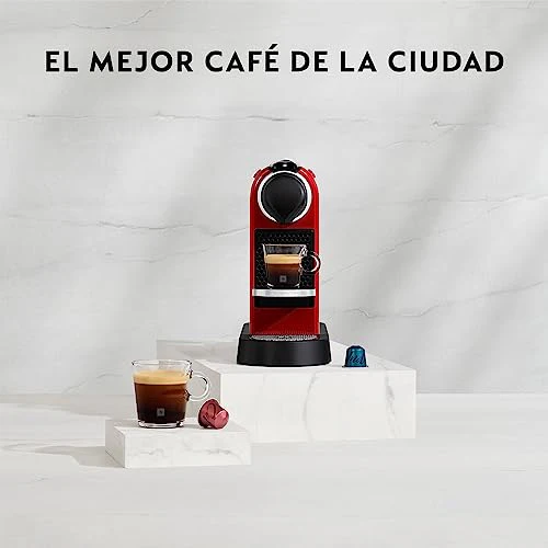 Machine à café à capsules Krups Nespresso Pixie (nouveau design 2025) | Espresso et Lungo | Style industriel | Faible consommation d'énergie | Arrêt automatique | Plateau réglable | Capsules recyclables | Modèle XN306T