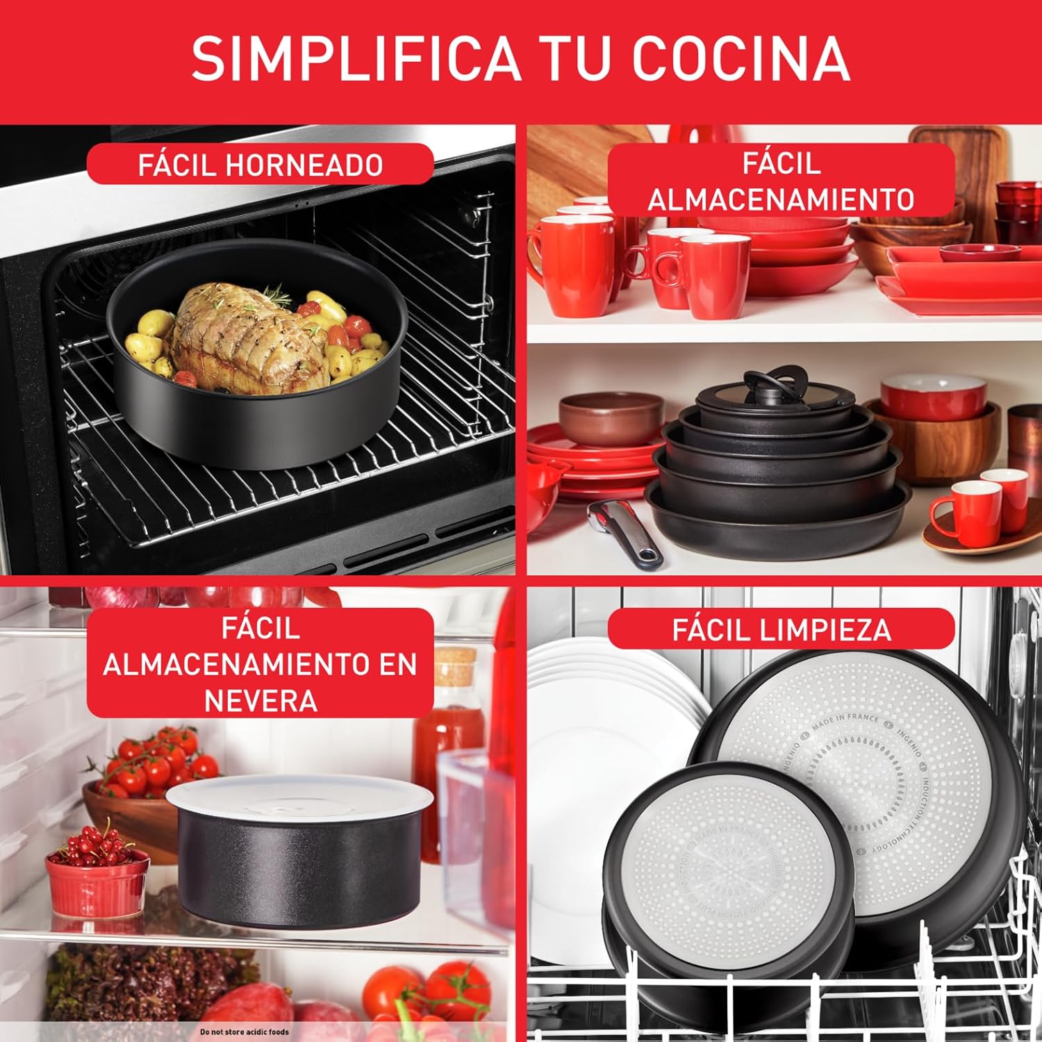 Tefal Ingenio Unlimited On – 3er-Set Töpfe (16/18/20 cm) + abnehmbarer Griff | Induktionsgeeignet, antihaftbeschichtet, mit Titanbeschichtung, Thermo-Signal, PFOA-frei, spülmaschinen- und ofenfest