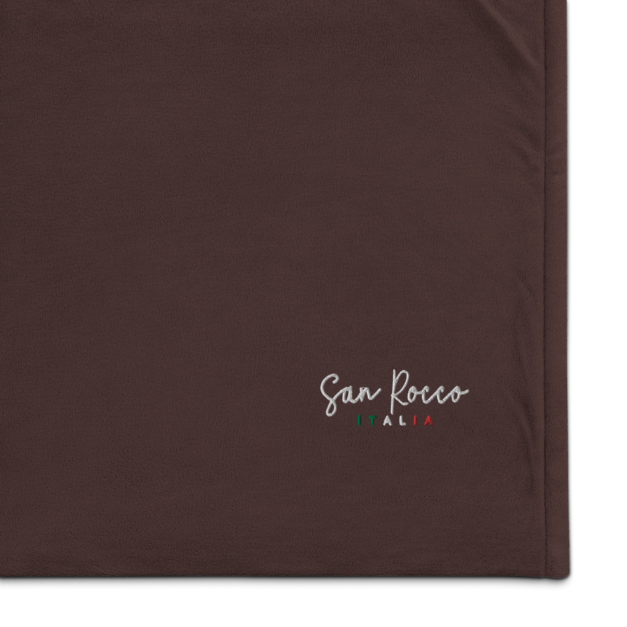 Premium San Rocco Italia sherpa blanket