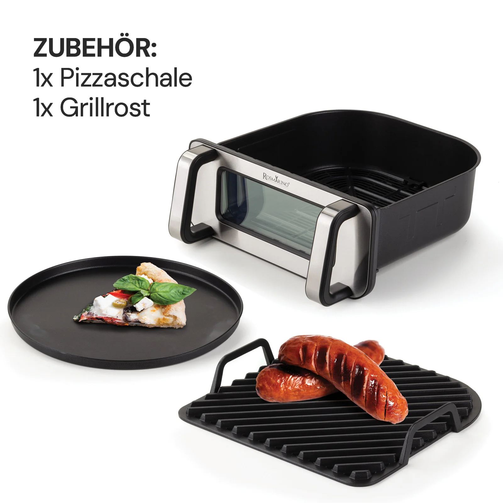 2025 Rosmarino Infinity MasterPro 5-in-1 Heißluftfritteuse – 10 l