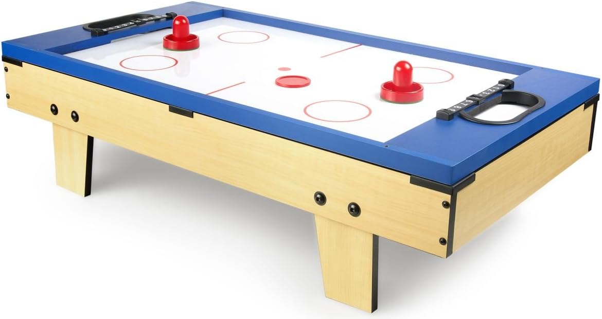 Leomark Spieltisch aus Holz für Kinder und Erwachsene | Spielspaß zu Hause oder auf Partys, Familienunterhaltung | Stabil, lehrreich und einfach aufzubauen