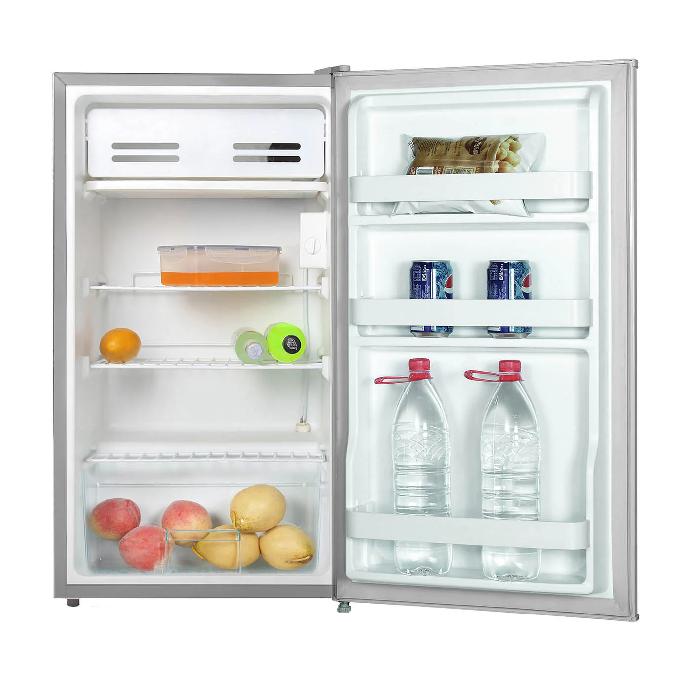 2025 Minibar Grå 47,2x86 cm 93 Liter med Fryser