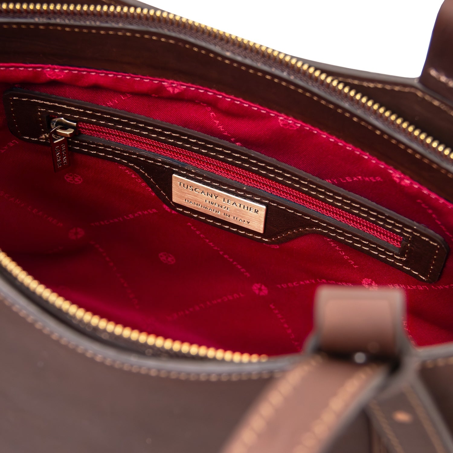 Libra - Long handle leather tote bag | TL142562